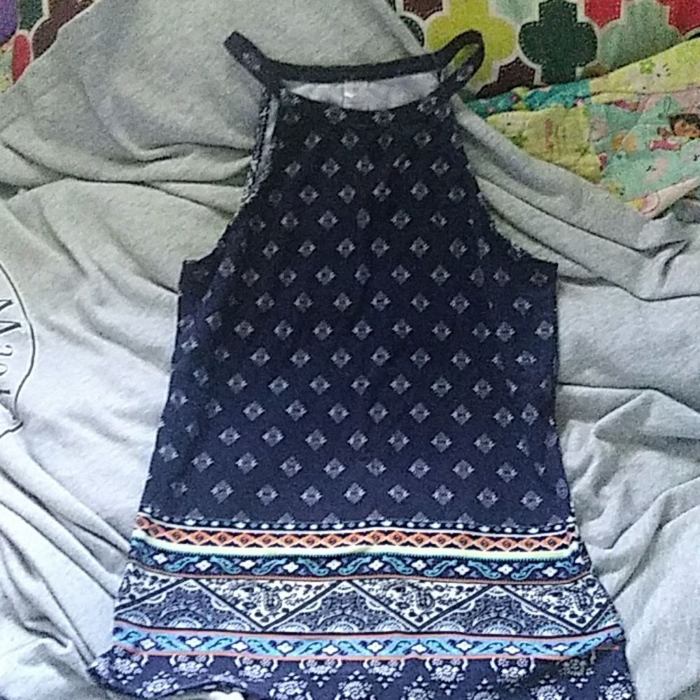 High neck tank top
